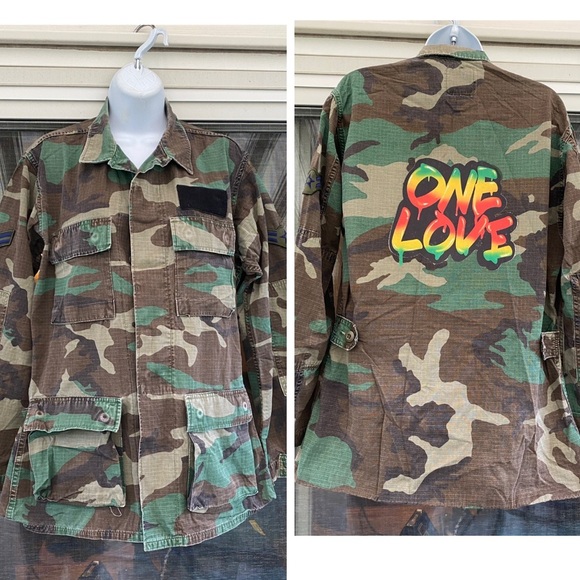 Authentic US Military Jacket, Camouflage Army Jacket - Picture 1 of 16